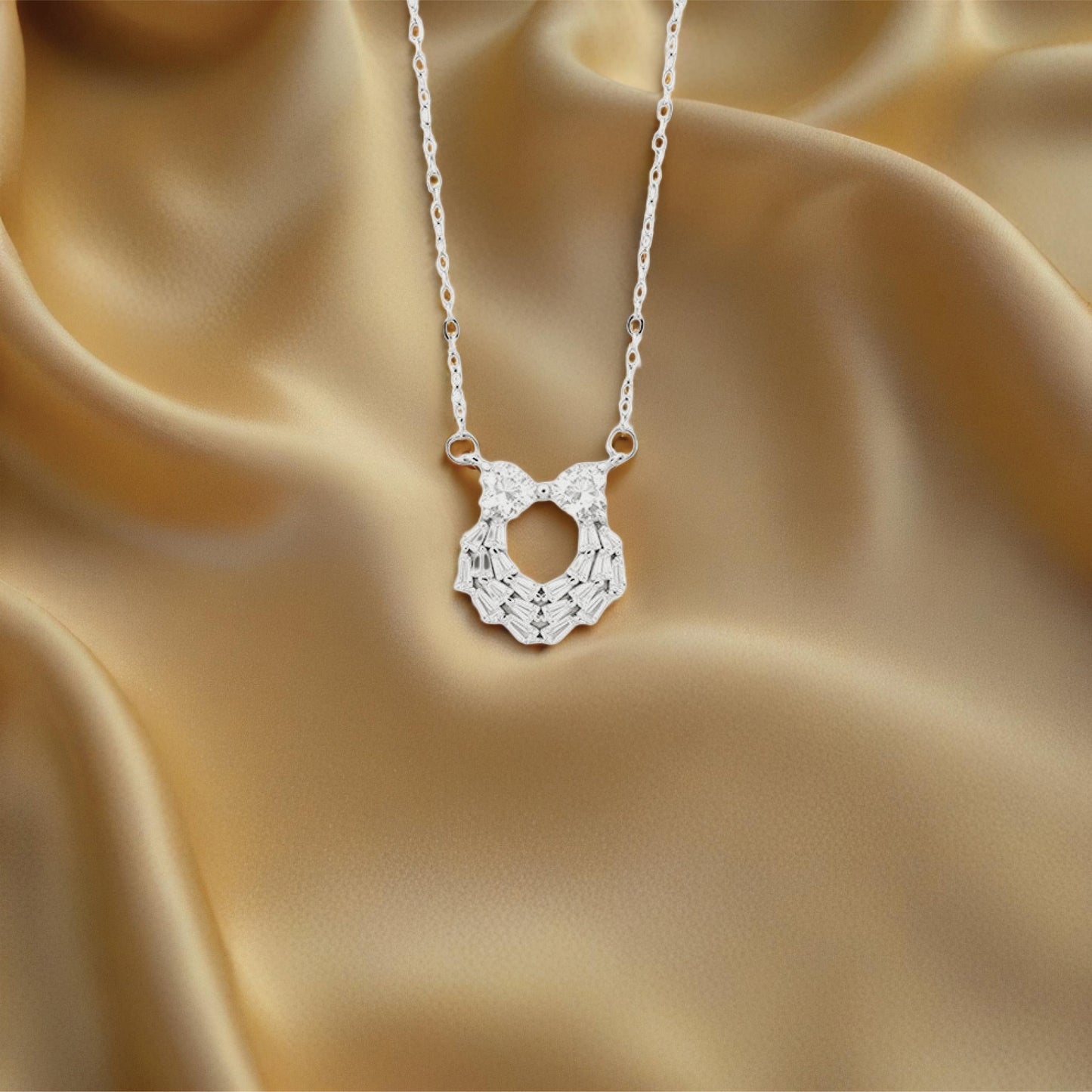 circulis pendant – sterling silver in timeless flow