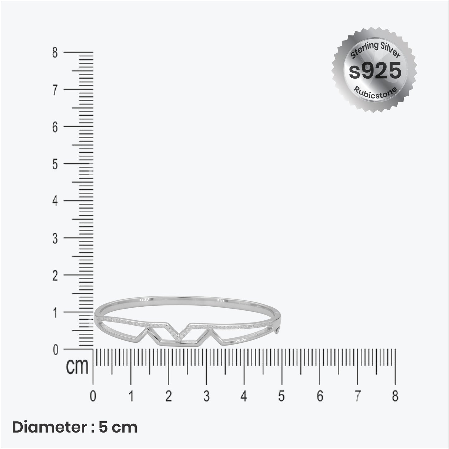 sterling silver bracelet – nova edge elegance