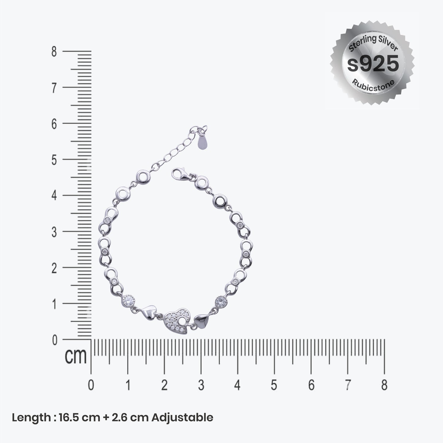 eterna sleek bracelet – sterling silver with subtle elegance