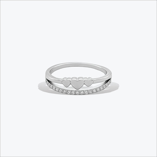 GeoTip Ring – Sterling Silver in Sleek Motion