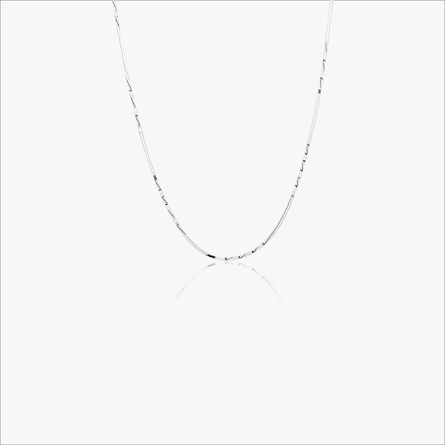 lustria chain – sterling silver in sleek radiance