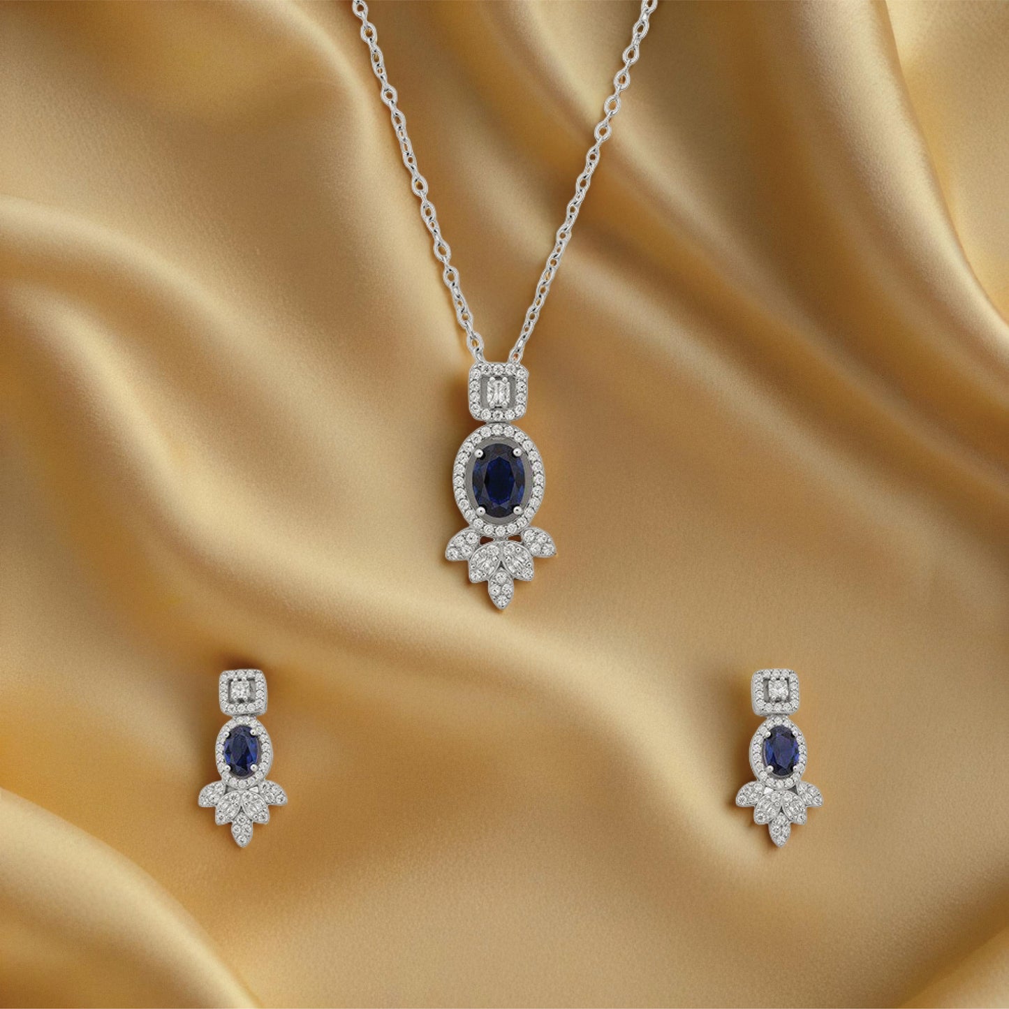 azurelight set – sterling silver