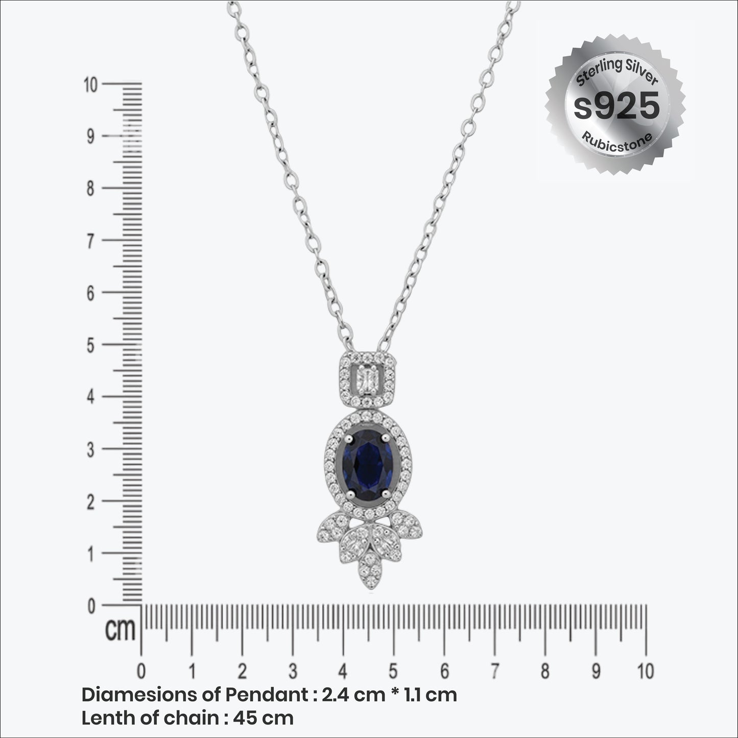 azurelight set – sterling silver