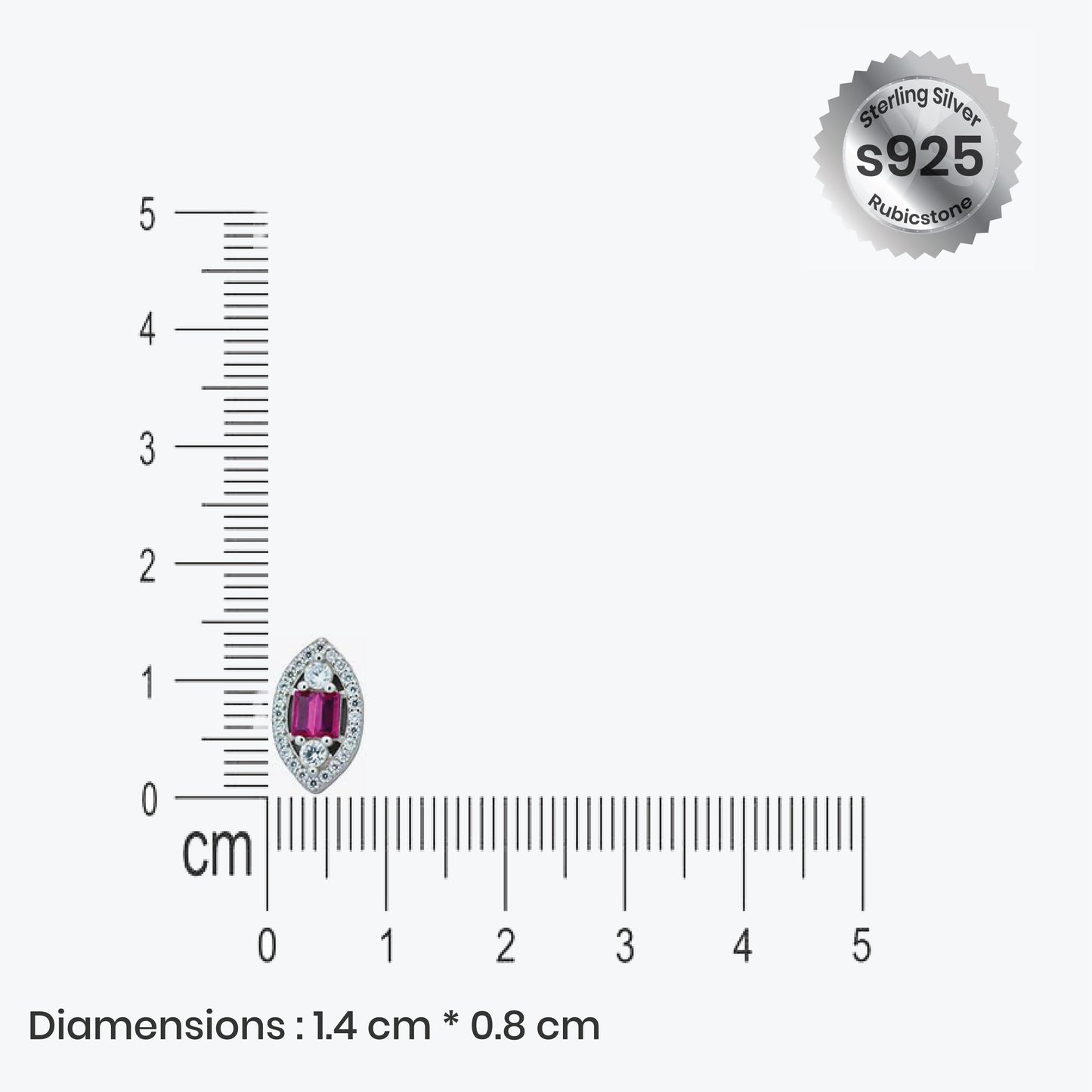 prism charm set – sterling silver in polished balance