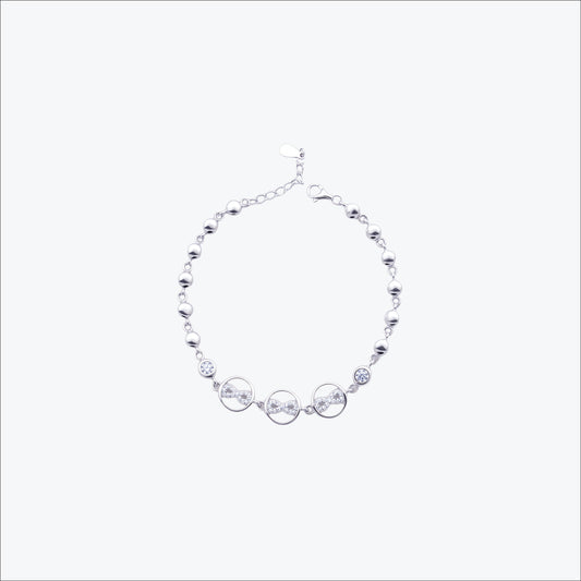 Luma Beads Bracelet– Sterling Silver in Effortless Glow