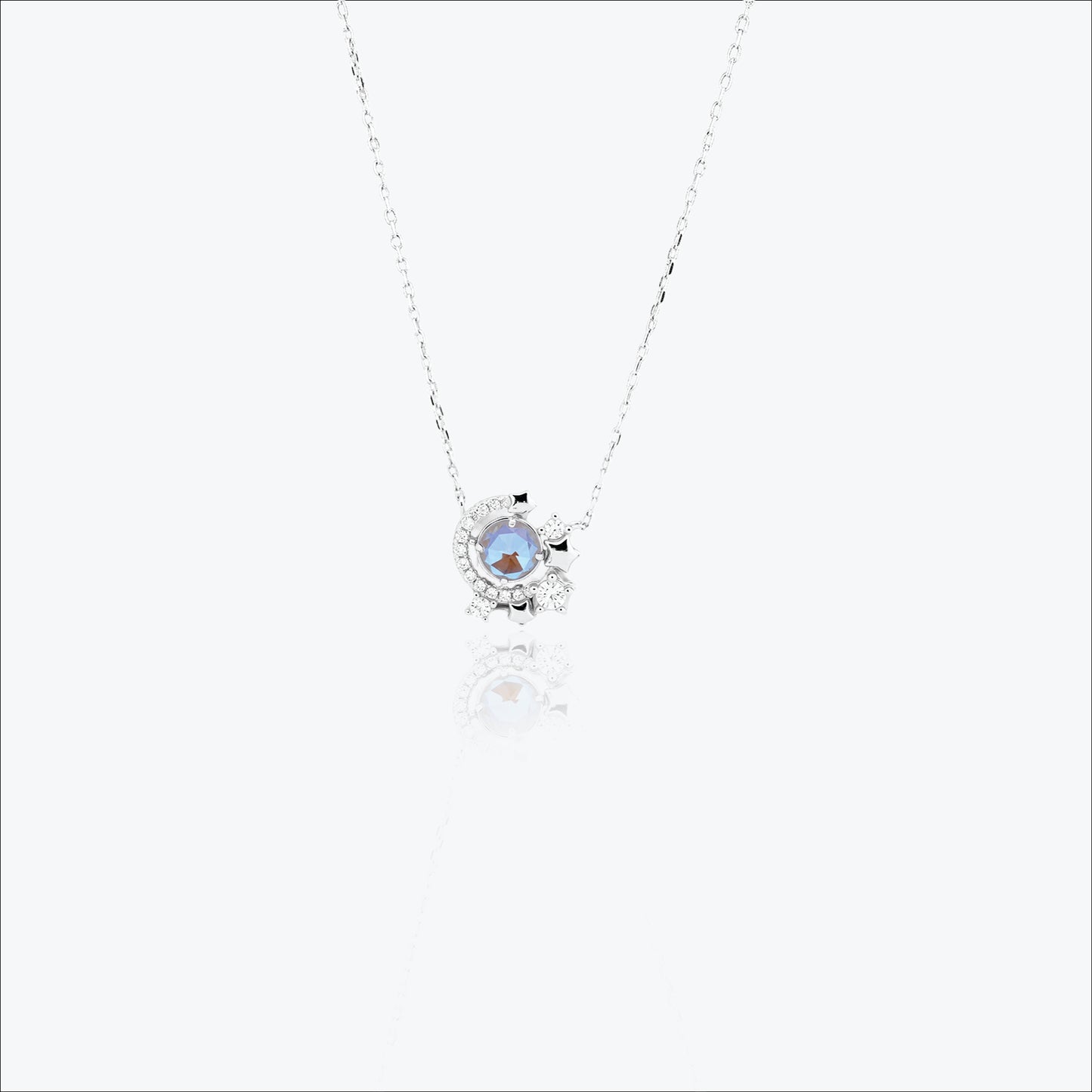 velin starry pendant – sterling silver