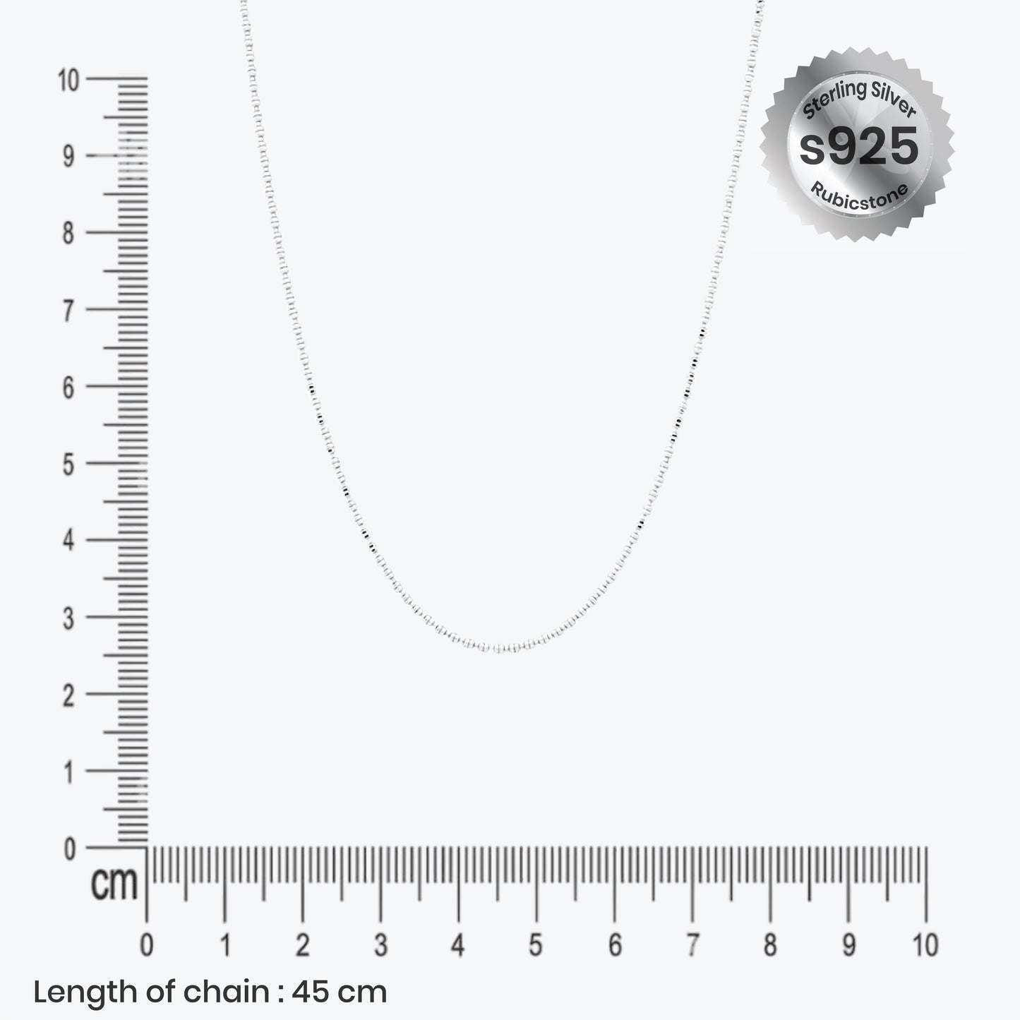 finelink chain – sterling silver in subtle motion