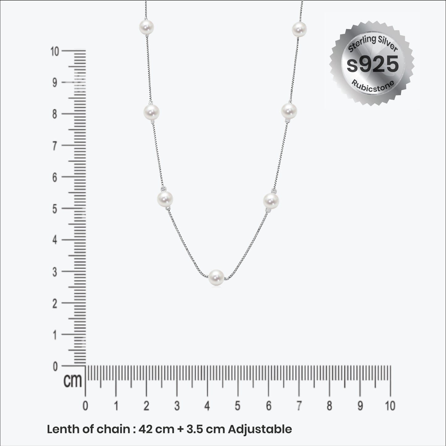 perlina pendant – sterling silver in timeless flow