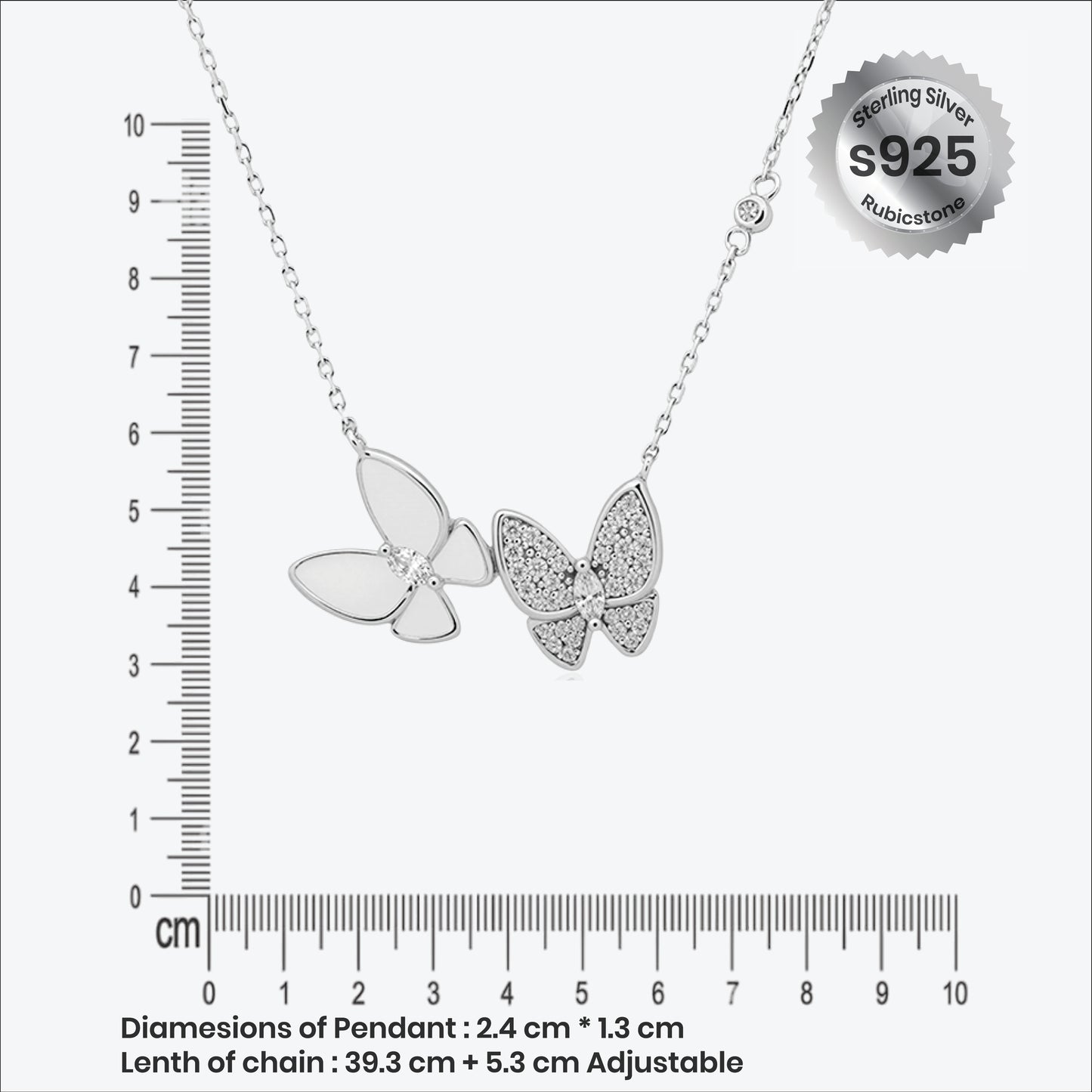 sterling silver duaflora pendant