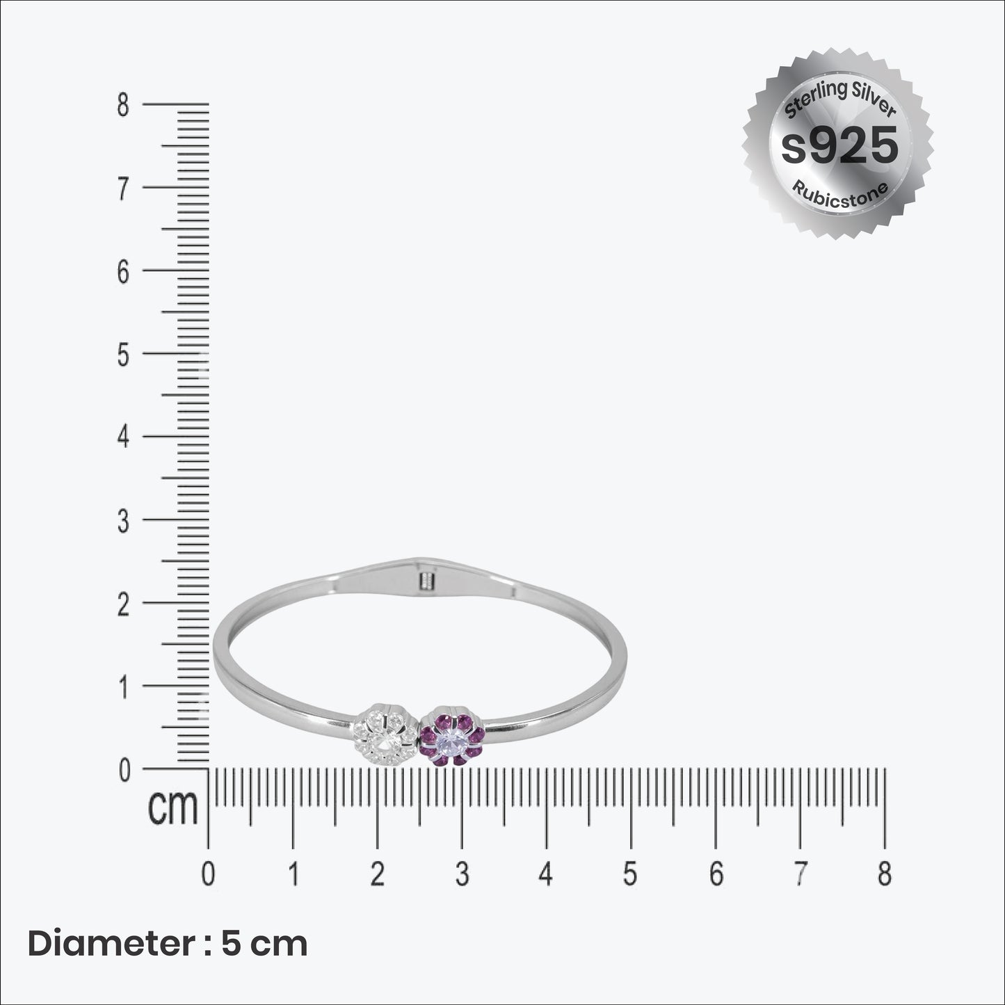 blossom harmony bracelet – sterling silver with dual elegance