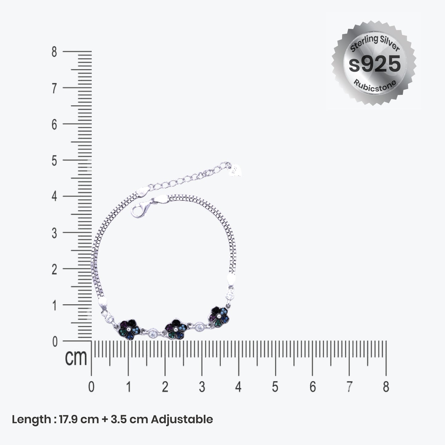 whisper charm bracelet – sterling silver with delicate grace