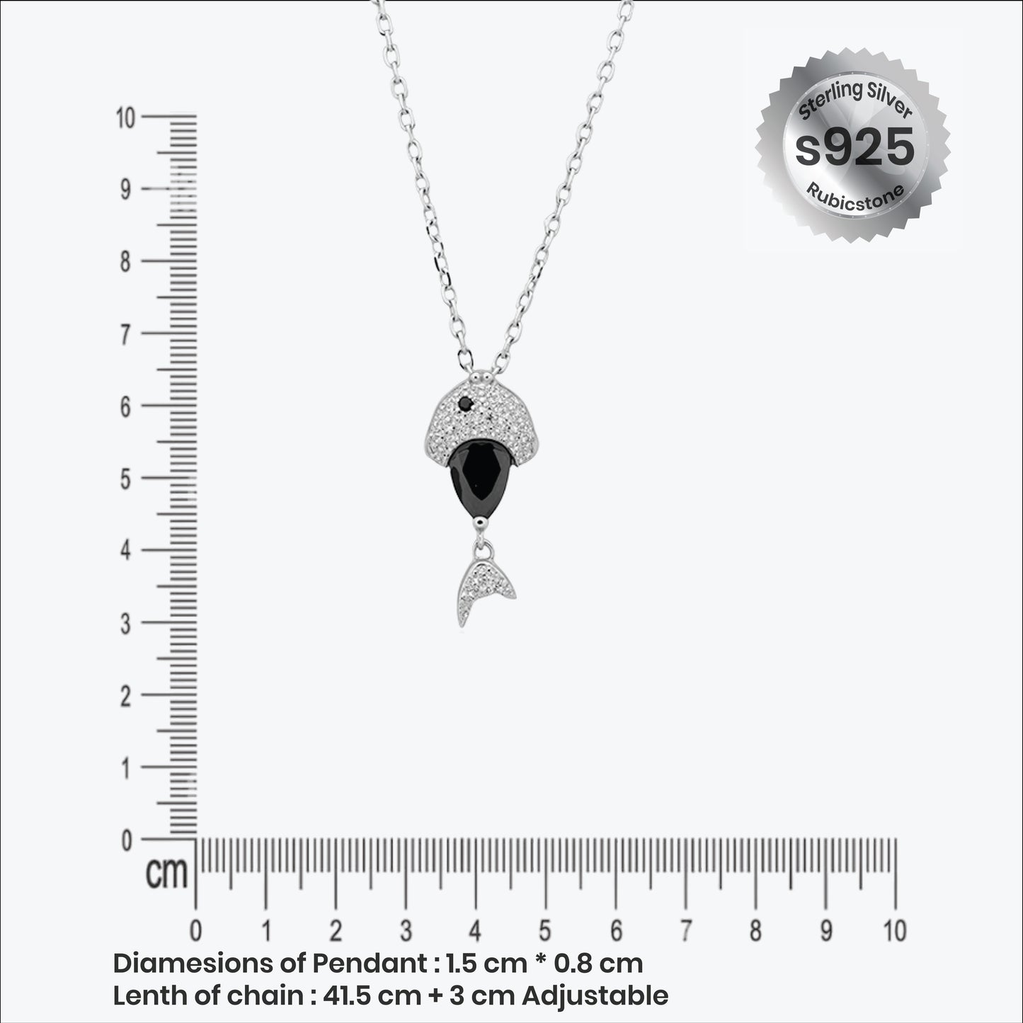 sterling silver nerissa pendant