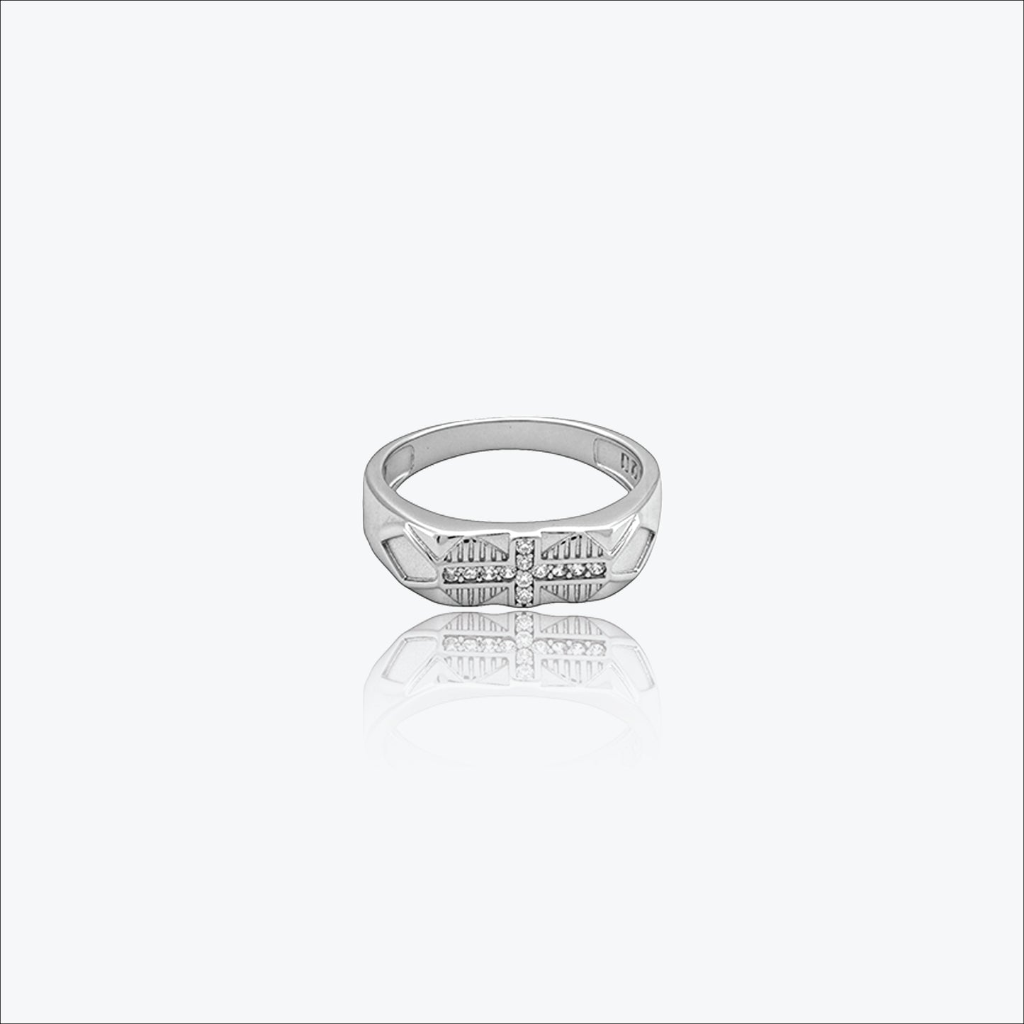 regal apex men’s ring in sterling silver