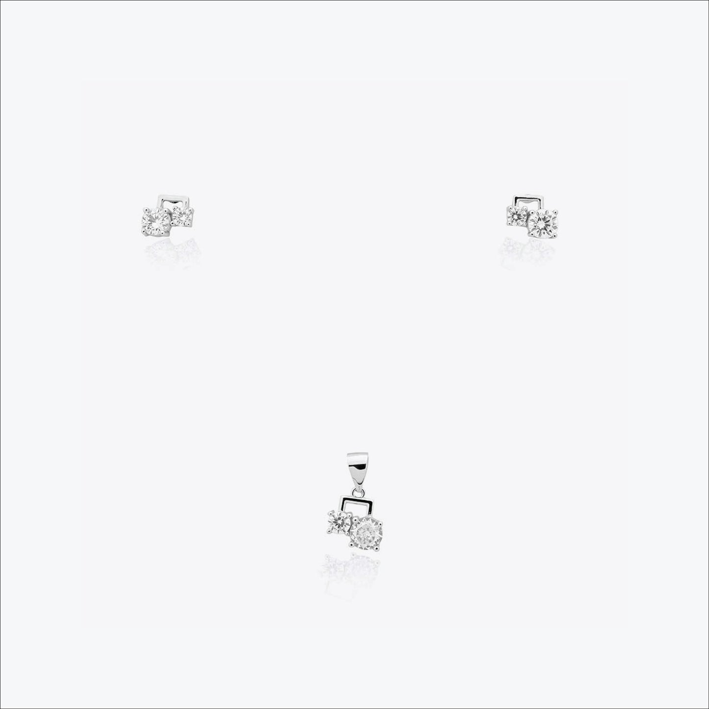 luma soar set – sterling silver in sleek grace