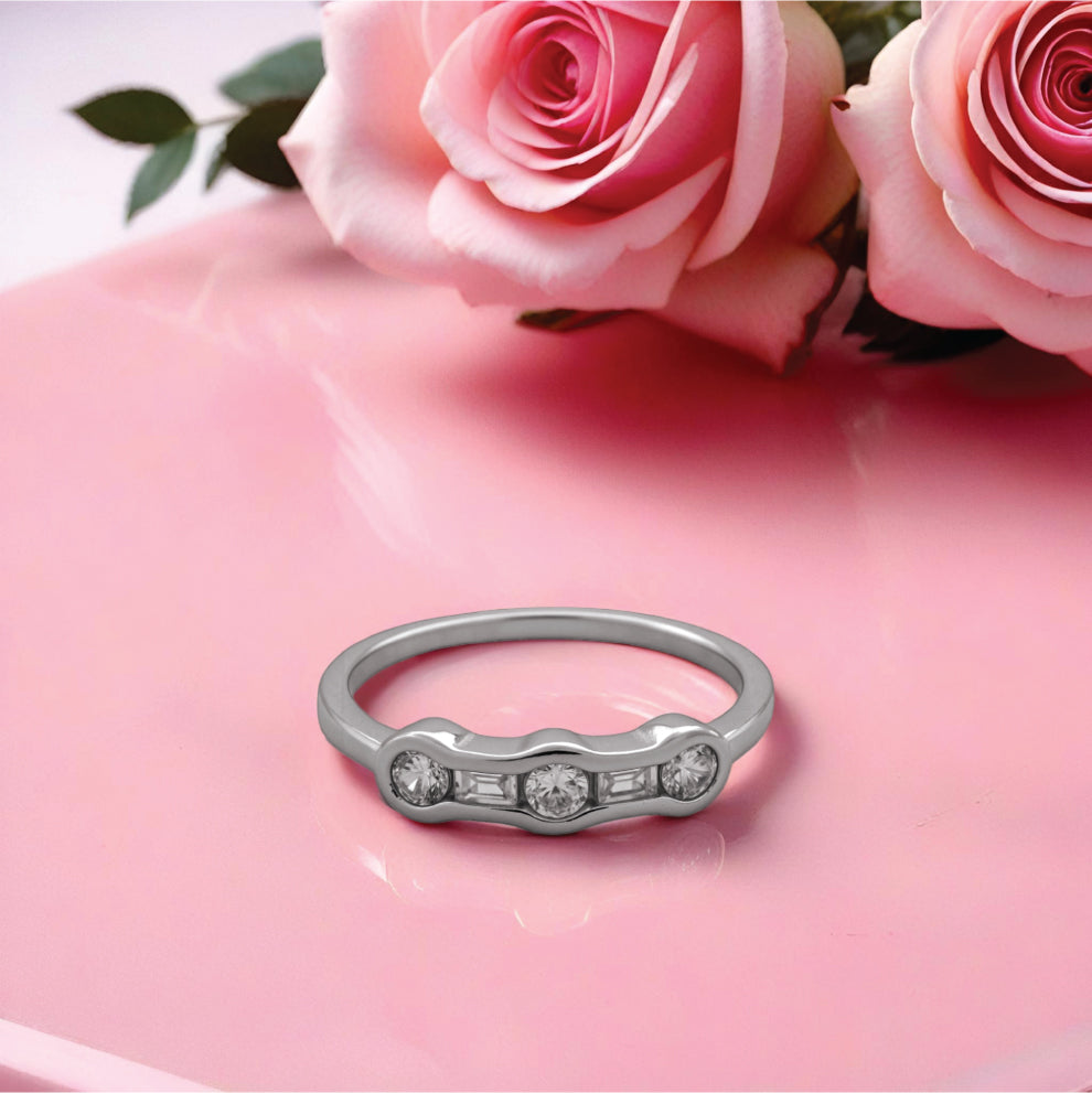 timeless grace ring - sterling silver