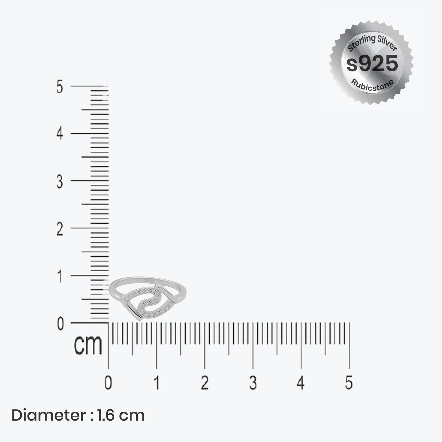 droppoint ring – sterling silver grace