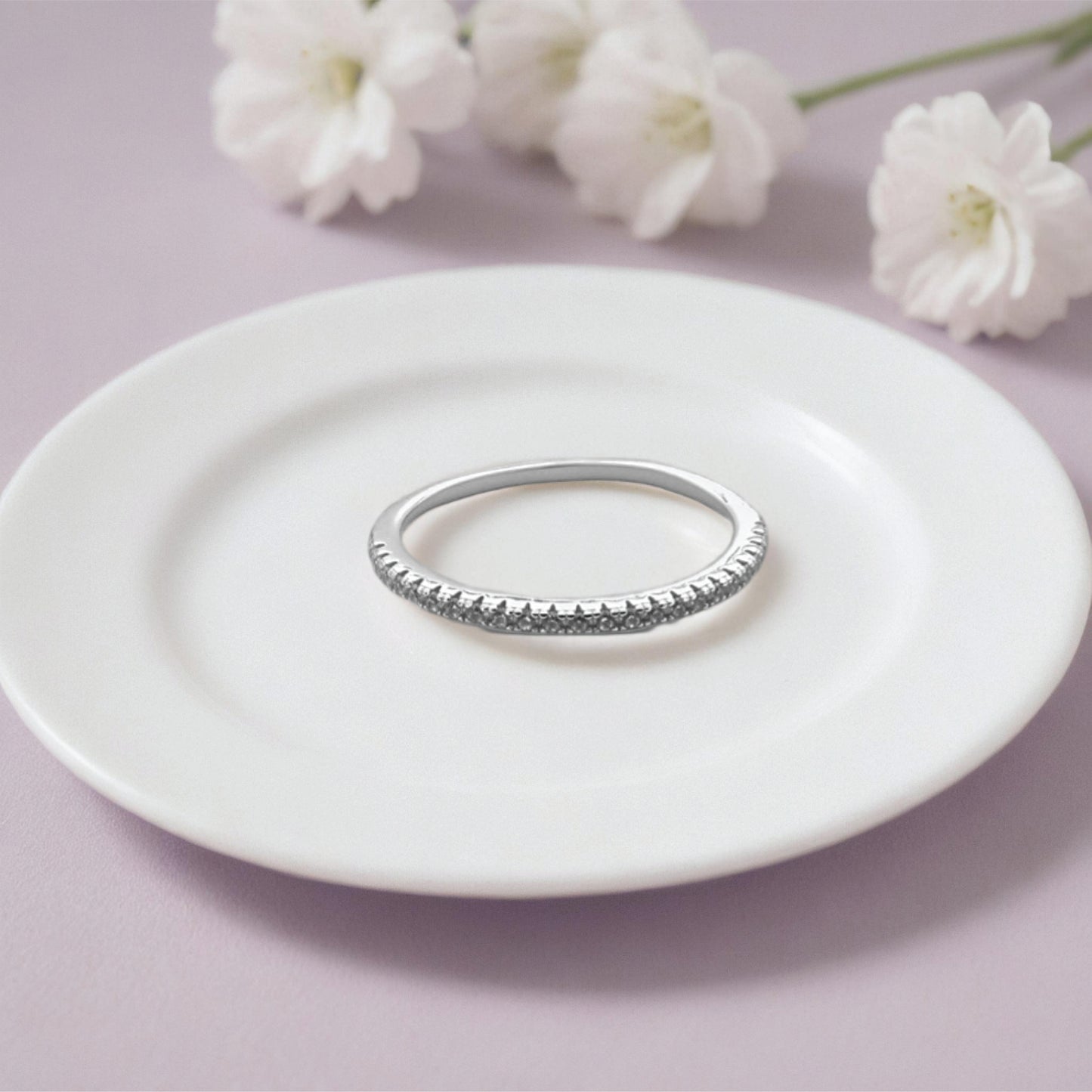 slim silvra ring - sterling silver