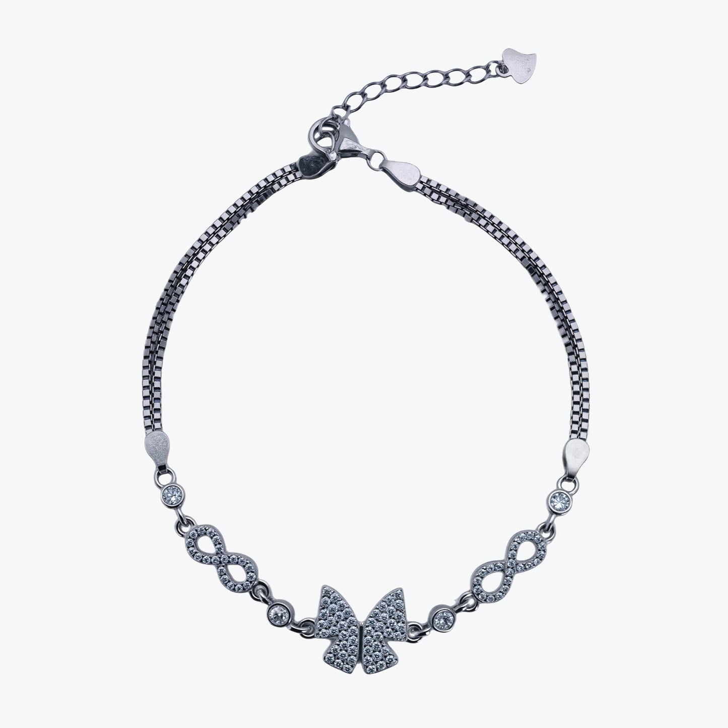 infinity butterfly bracelet – sterling silver with timeless charm