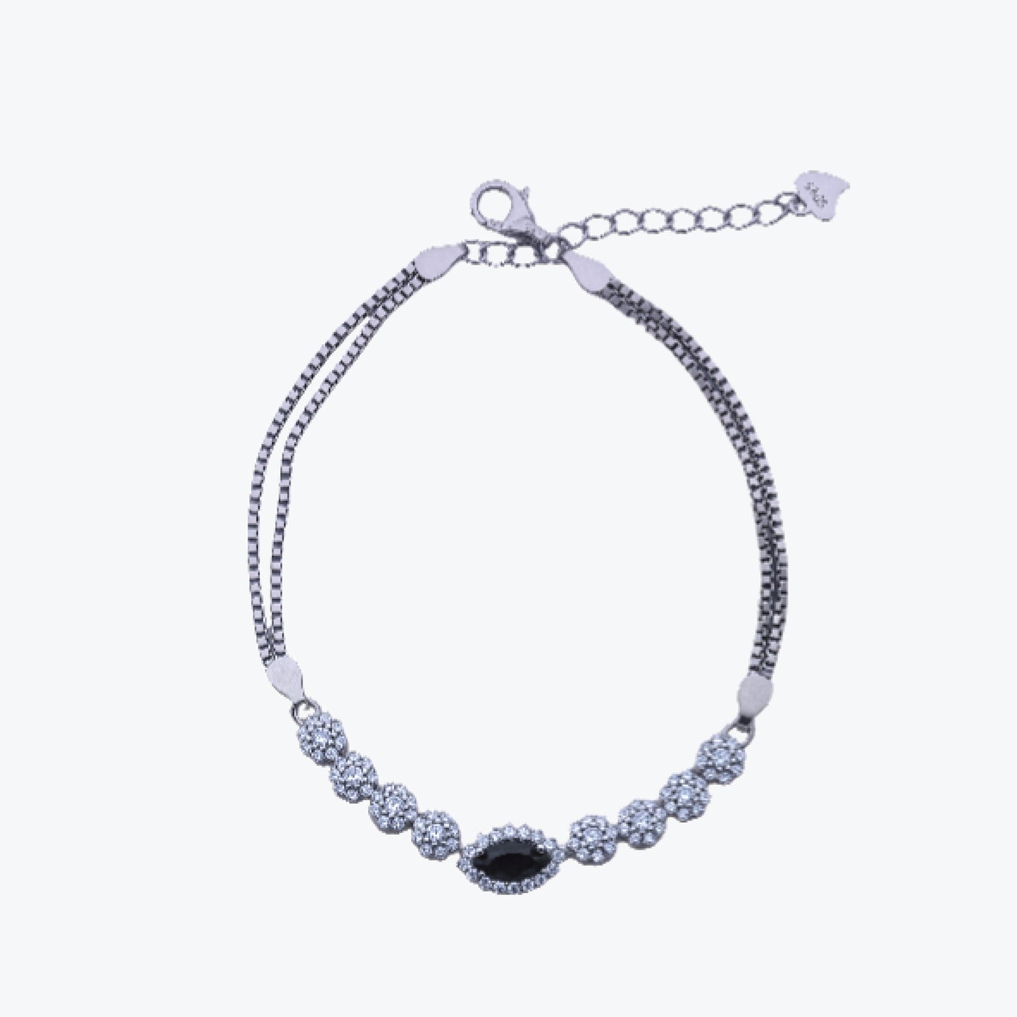 eterna glow bracelet – sterling silver with delicate brilliance