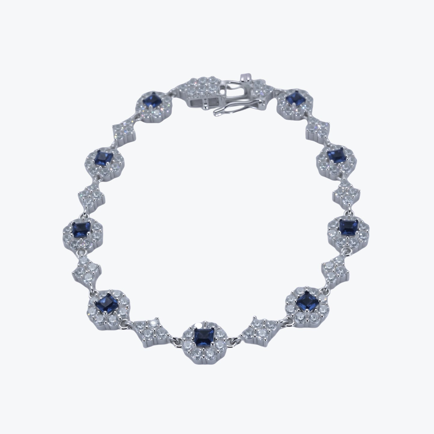 scarlet aura bracelet – sterling silver with striking elegance