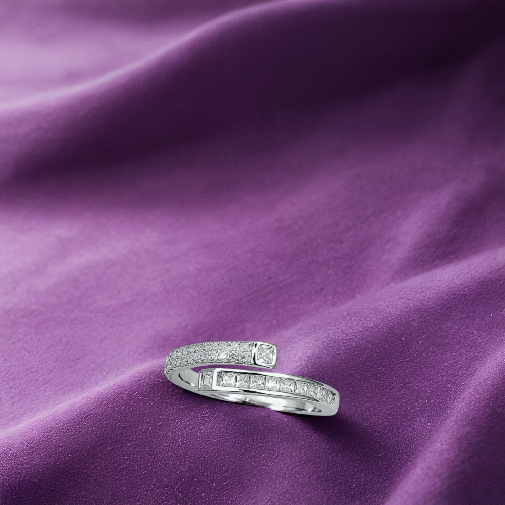 silvercoil spark women`s ring