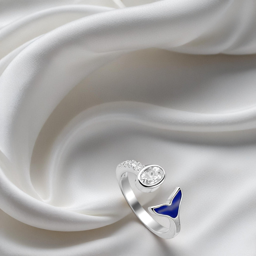 silver sirena gleam women`s ring