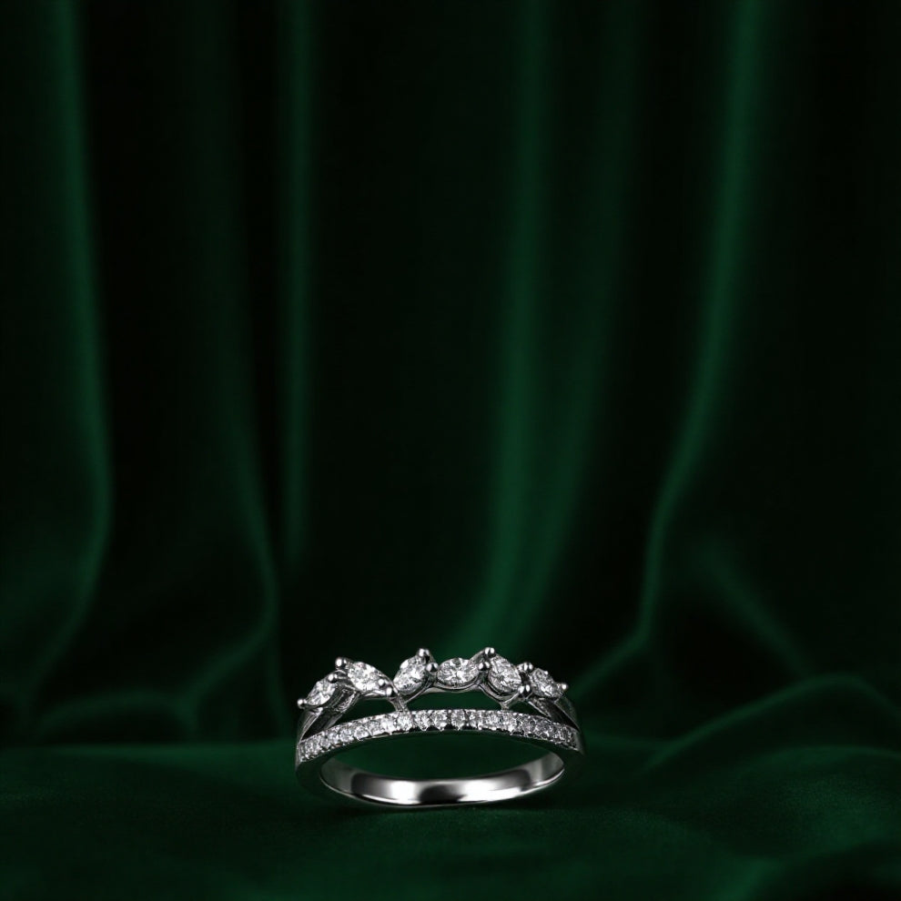 silver coronelle women`s ring