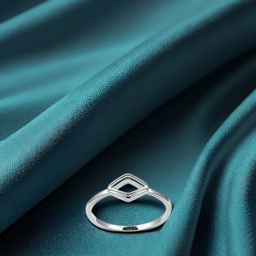 silver geomira women`s ring