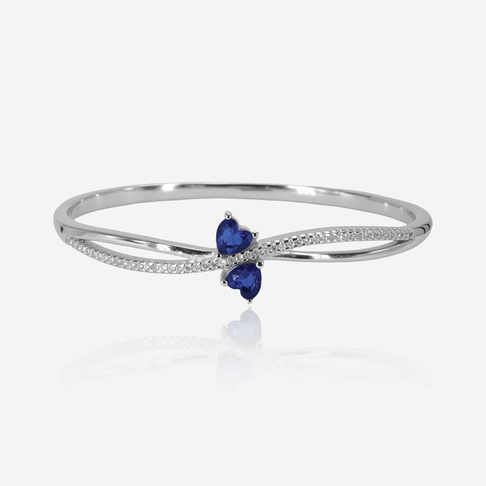 azure bracelet – sterling silver with elegant gemstones – rubicstone