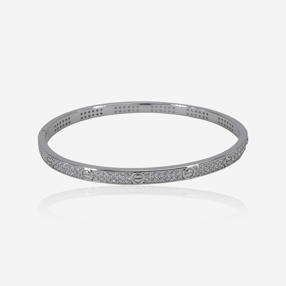 celestial halo bracelet–sterling silver radiant charm – rubicstone