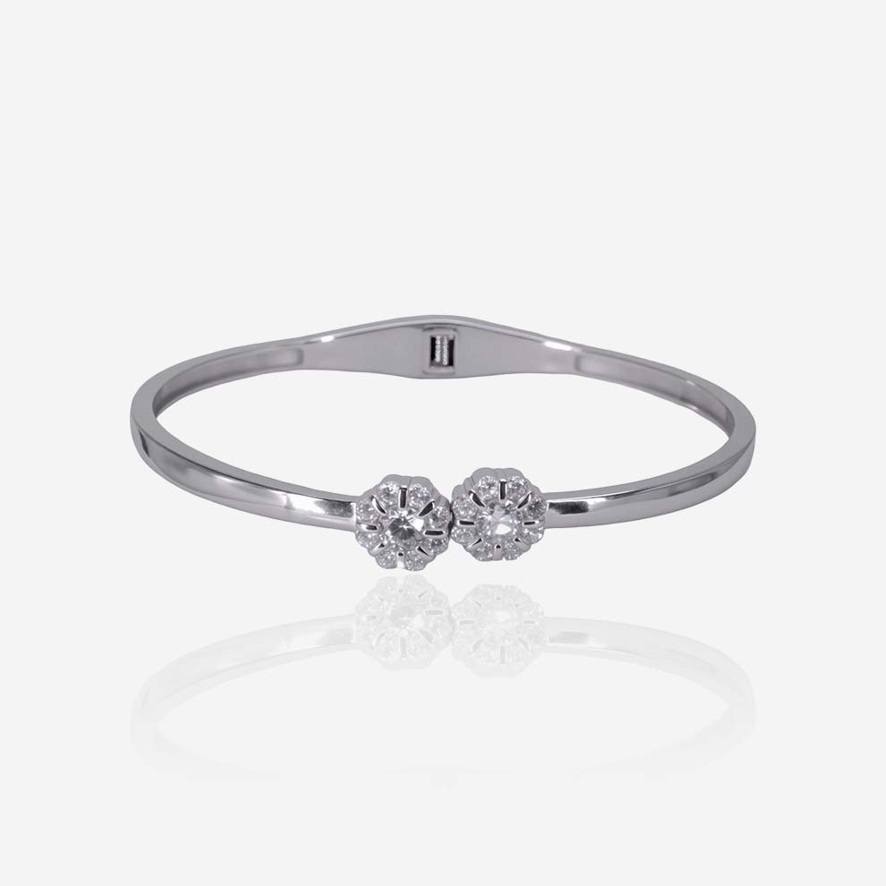 blossom bracelet– sterling silver with florals