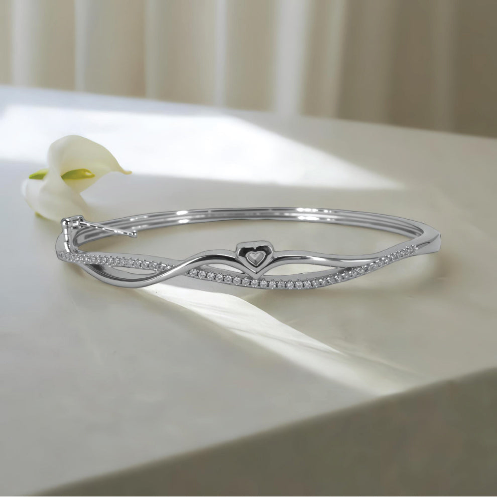 ebb & heart – sterling silver flowing elegance