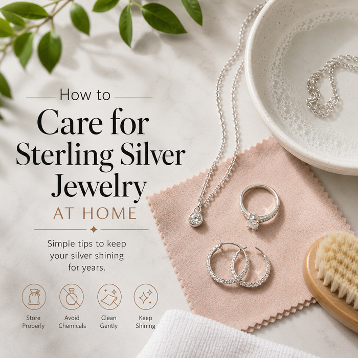 How to Care for your Sterling Silver Jewelry at Home