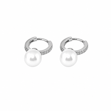 Pearltrace Beam silver Earring