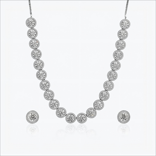 Solvella Necklace – Sterling Silver in Radiant Harmony