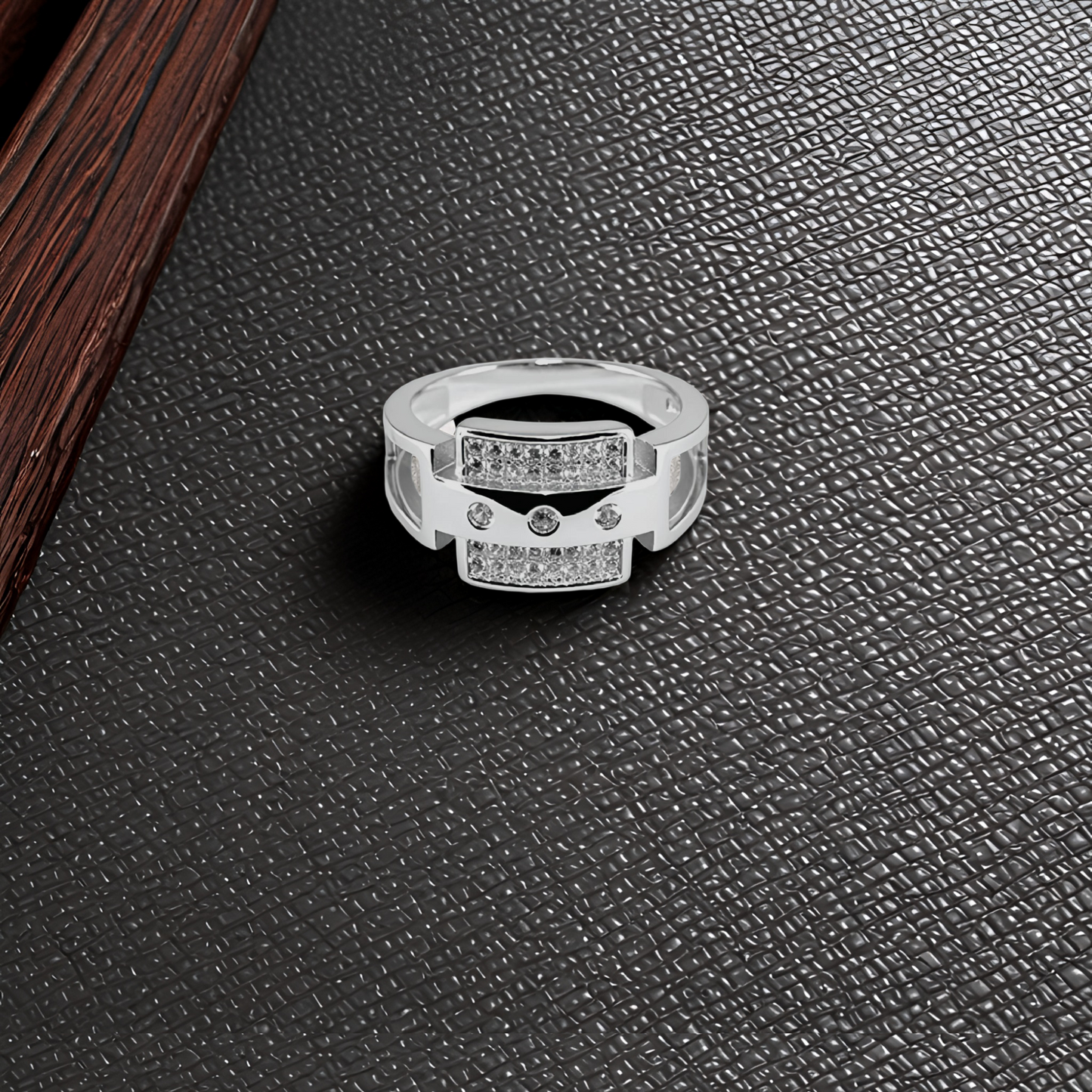 sterling silver griden luxe men`s ring