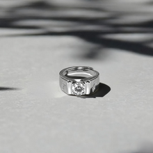 Sterling silver Stravon Men`s Ring