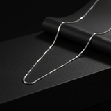 Silver Men`s Chain in Sleek Motion
