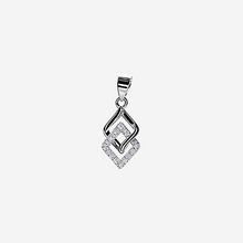 Silver Diamora Pendant set