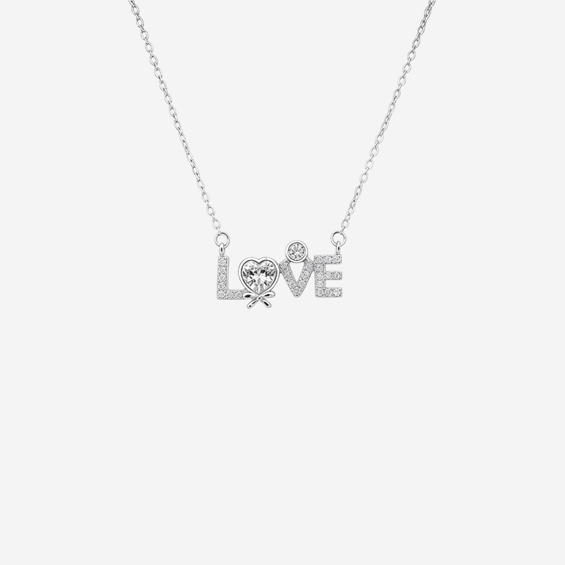 Eira Love Pendant – Sterling Silver 
