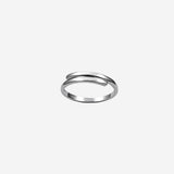 Silver Engraveline Women`s Ring