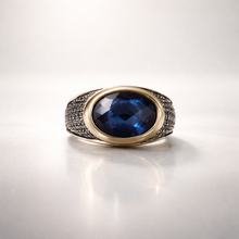 Silver Men`s Ring in Elegance