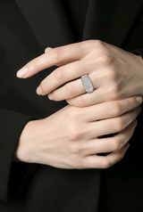 Silver Statement Arrow Men`s Band