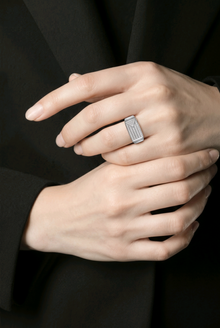 Silver Statement Arrow Men`s Band