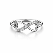 Silver Infinity Brilliance Women`s Ring