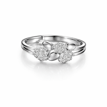 Silver Intertwined Women`s Ring