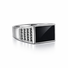 Silver Slate form Men`s Ring