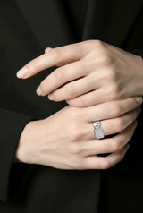 Silver Imperial Crest Men’s Ring
