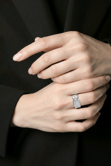 Silver Imperial Crest Men’s Ring
