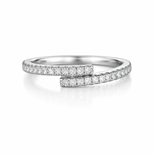 Silver Twinline Women`s Ring
